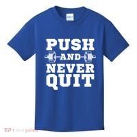Powerlifter Weightlifting Gym Training Workout Powerlifting Gift Kids T-Shirt thumb 0