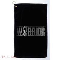 ParkinsonS Warrior Grey Awareness April Month / Day Gift Golf Towel thumb 0
