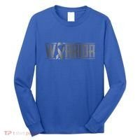 ParkinsonS Warrior Grey Awareness April Month / Day Gift Long Sleeve Shirt thumb 0