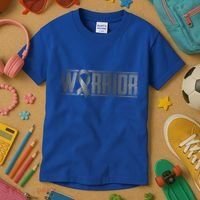ParkinsonS Warrior Grey Awareness April Month / Day Gift Kids T-Shirt thumb 3