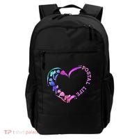Postal Worker Heart Meaningful Gift Postal Life Mail Carrier Mail Lady Gift Backpack thumb 0