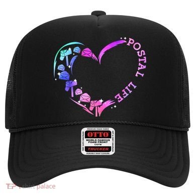 Postal Worker Heart Meaningful Gift Postal Life Mail Carrier Mail Lady Gift Hat