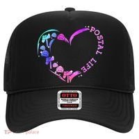 Postal Worker Heart Meaningful Gift Postal Life Mail Carrier Mail Lady Gift Hat thumb 0