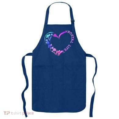 Postal Worker Heart Meaningful Gift Postal Life Mail Carrier Mail Lady Gift Apron