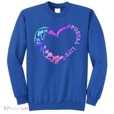 Postal Worker Heart Meaningful Gift Postal Life Mail Carrier Mail Lady Gift Sweatshirt