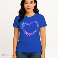 Postal Worker Heart Meaningful Gift Postal Life Mail Carrier Mail Lady Gift Women's T-Shirt thumb 4
