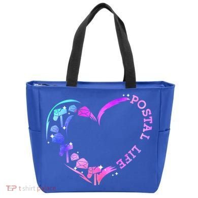 Postal Worker Heart Meaningful Gift Postal Life Mail Carrier Mail Lady Gift Tote Bag