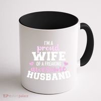 Proud Wife Husband Wedding Anniversary Great Gift Coffee Mug thumb 1