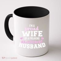 Proud Wife Husband Wedding Anniversary Great Gift Coffee Mug thumb 0