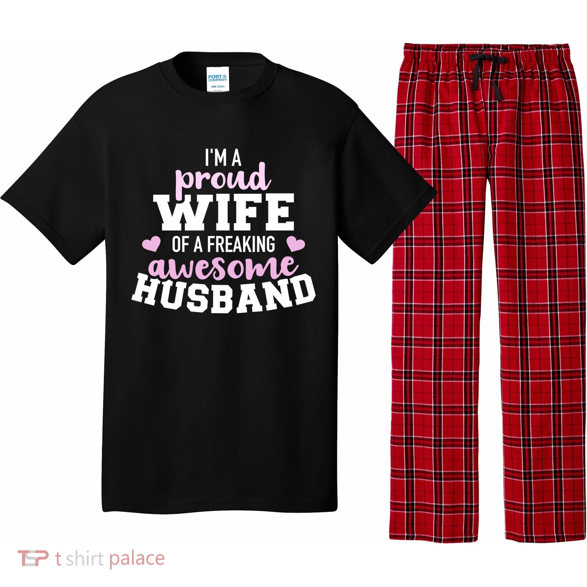 Proud Wife Husband Wedding Anniversary Great Gift Pajama Set