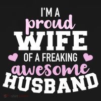 Proud Wife Husband Wedding Anniversary Great Gift Women's Hoodie thumb 2