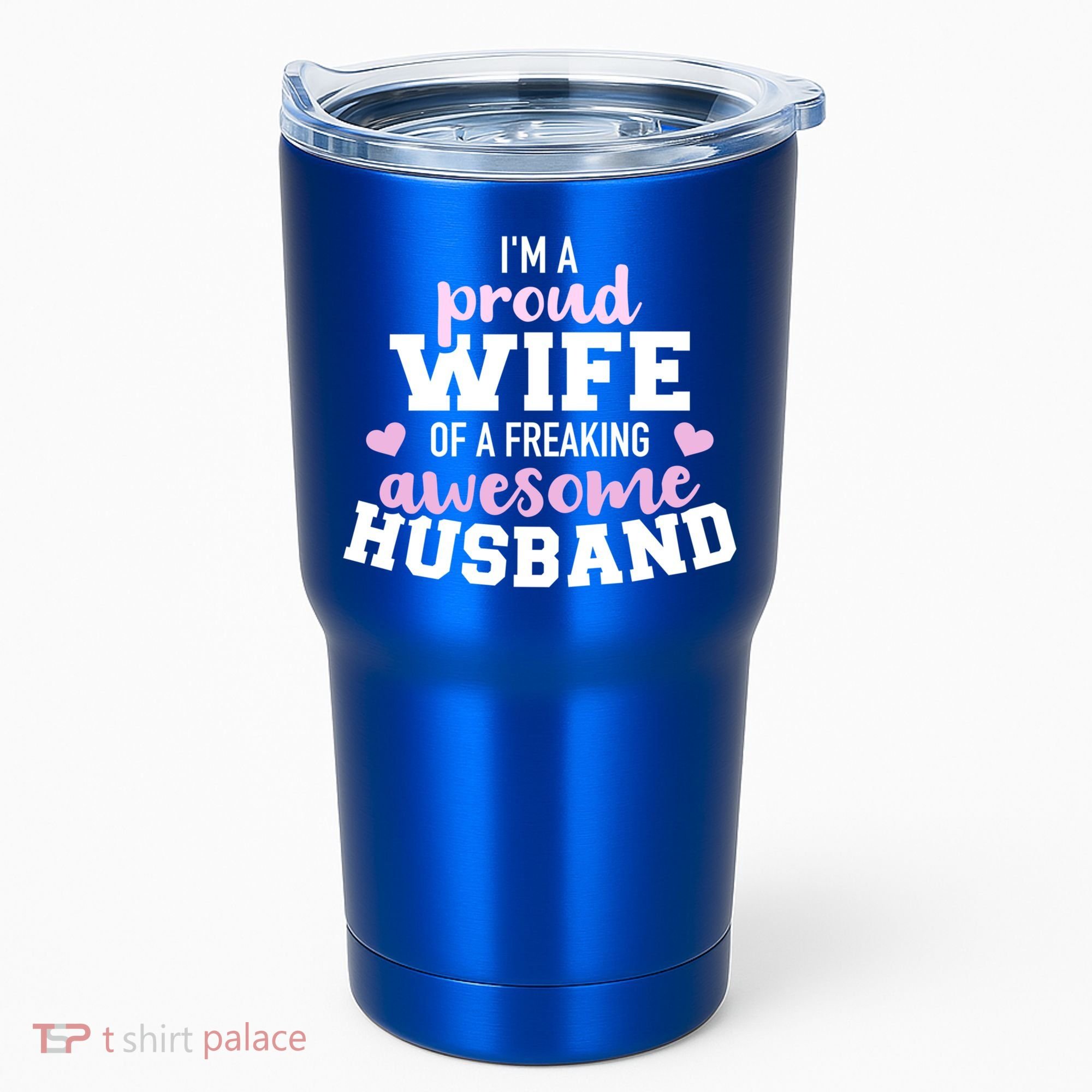 Proud Wife Husband Wedding Anniversary Great Gift Tumbler