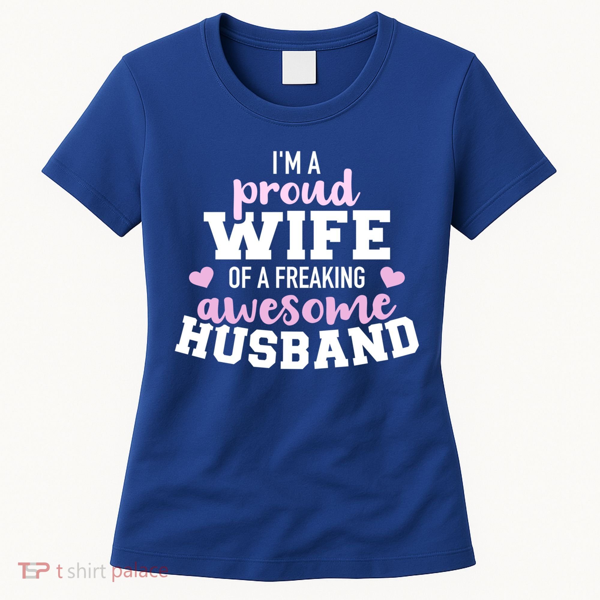Proud Wife Husband Wedding Anniversary Great Gift Women's T-Shirt