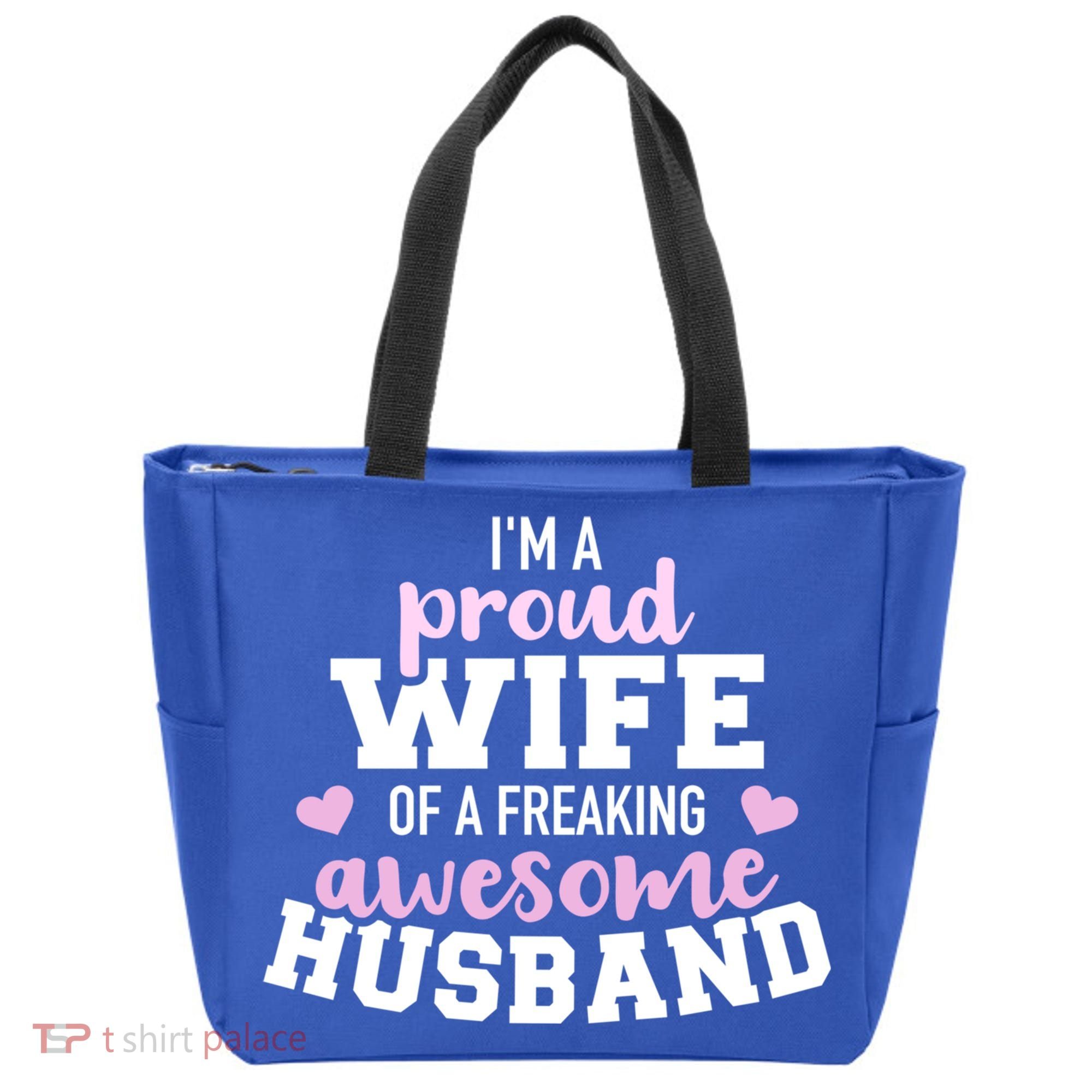 Proud Wife Husband Wedding Anniversary Great Gift Tote Bag