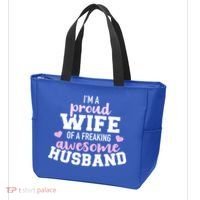 Proud Wife Husband Wedding Anniversary Great Gift Tote Bag thumb 3