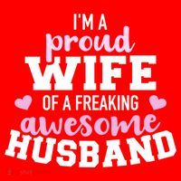 Proud Wife Husband Wedding Anniversary Great Gift Santa Hat thumb 1