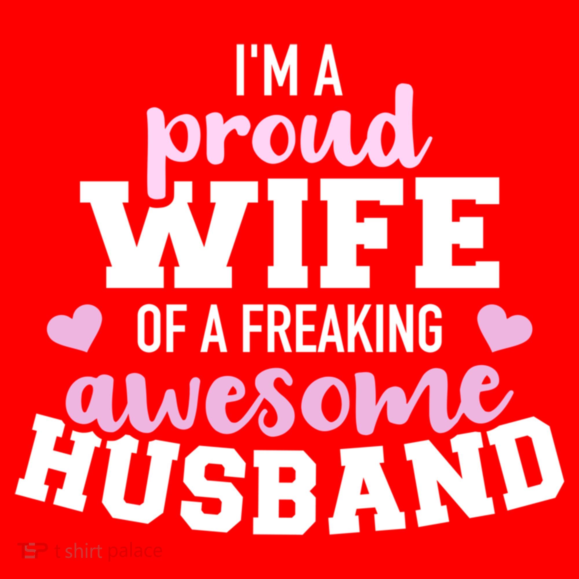 Proud Wife Husband Wedding Anniversary Great Gift Santa Hat