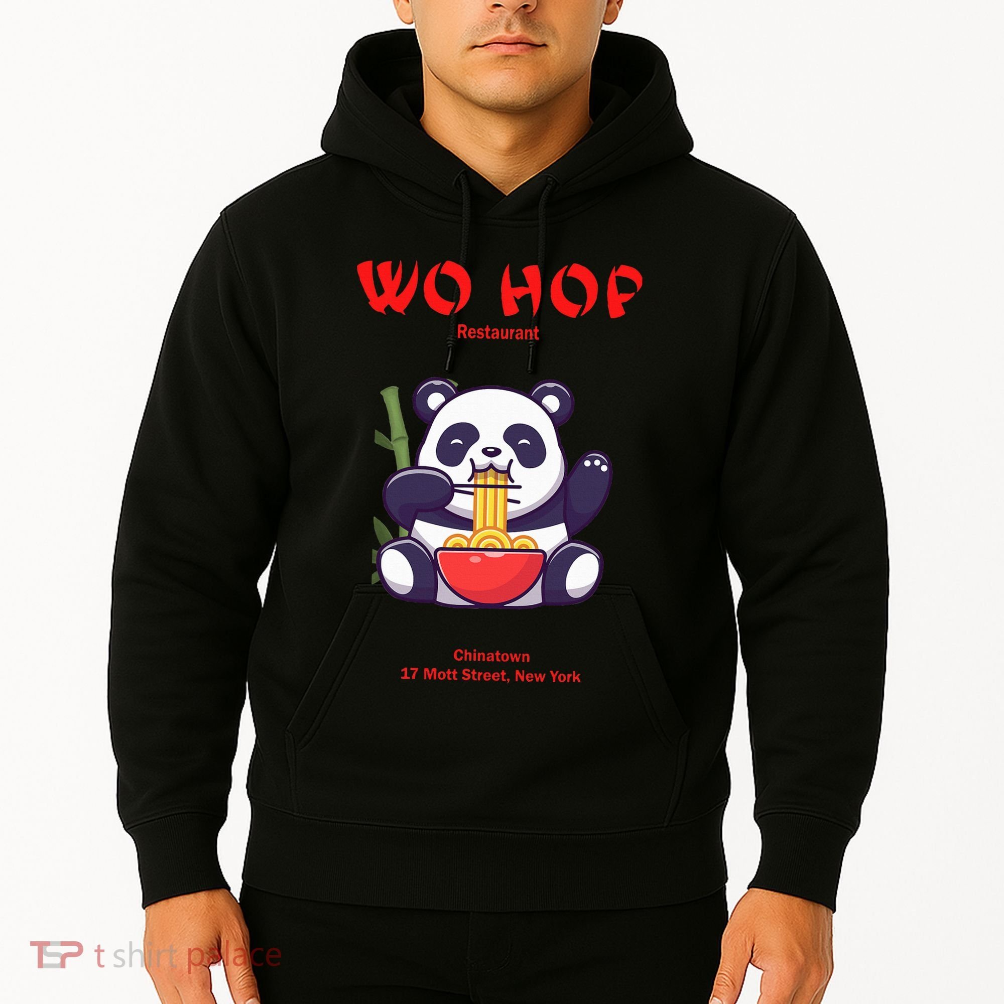 Panda Wo Hop Restaurant Best Bear Hoodie