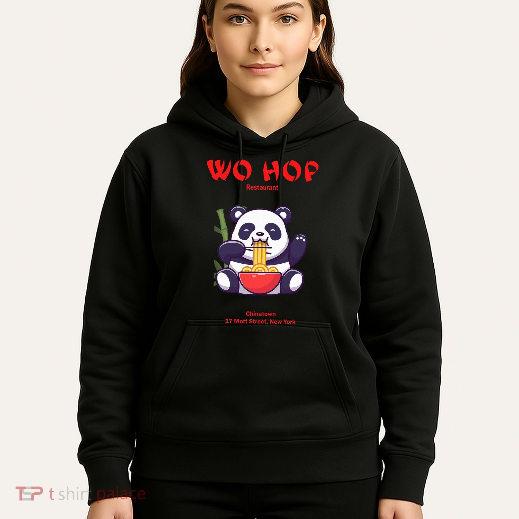 Panda Wo Hop Restaurant Best Bear Hoodie