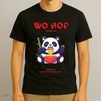 Panda Wo Hop Restaurant Best Bear T-Shirt thumb 3
