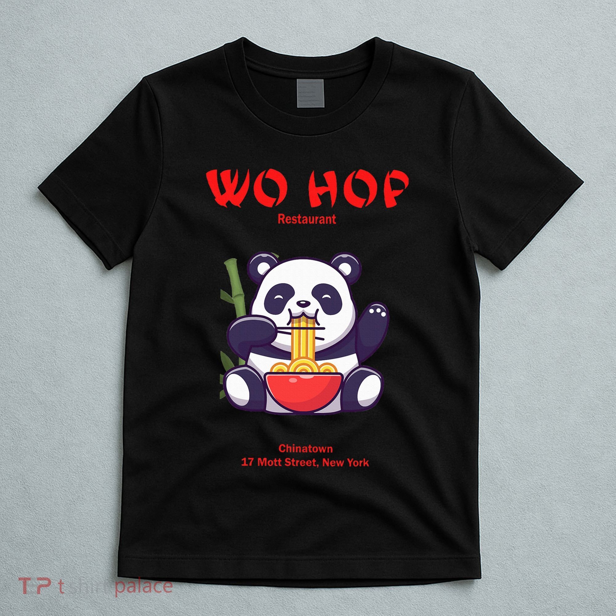 Panda Wo Hop Restaurant Best Bear T-Shirt