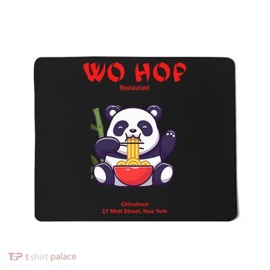 Panda Wo Hop Restaurant Best Bear Mousepad
