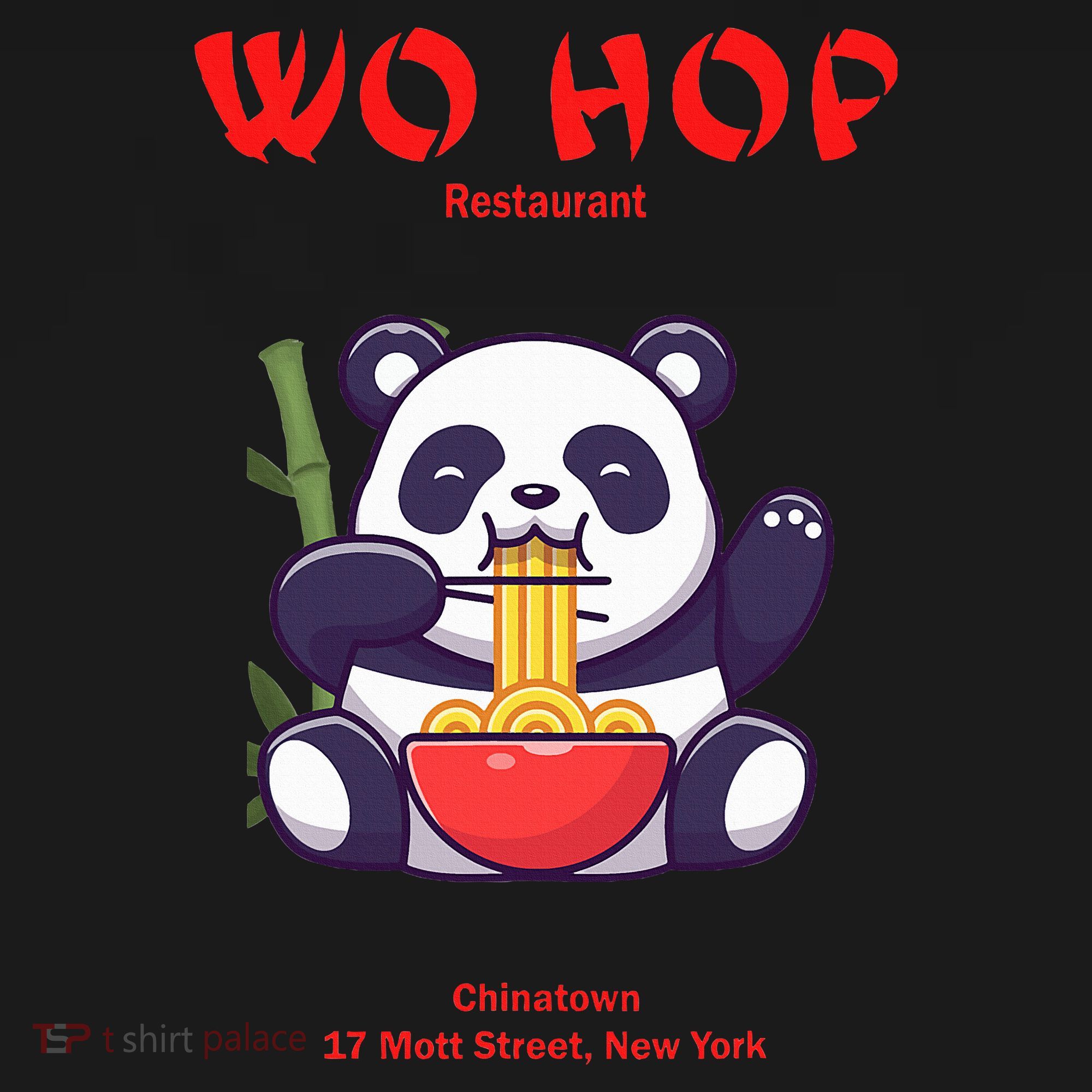 Panda Wo Hop Restaurant Best Bear Mousepad