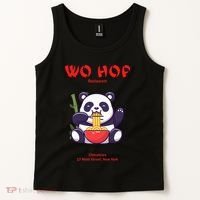 Panda Wo Hop Restaurant Best Bear Tank Top thumb 2