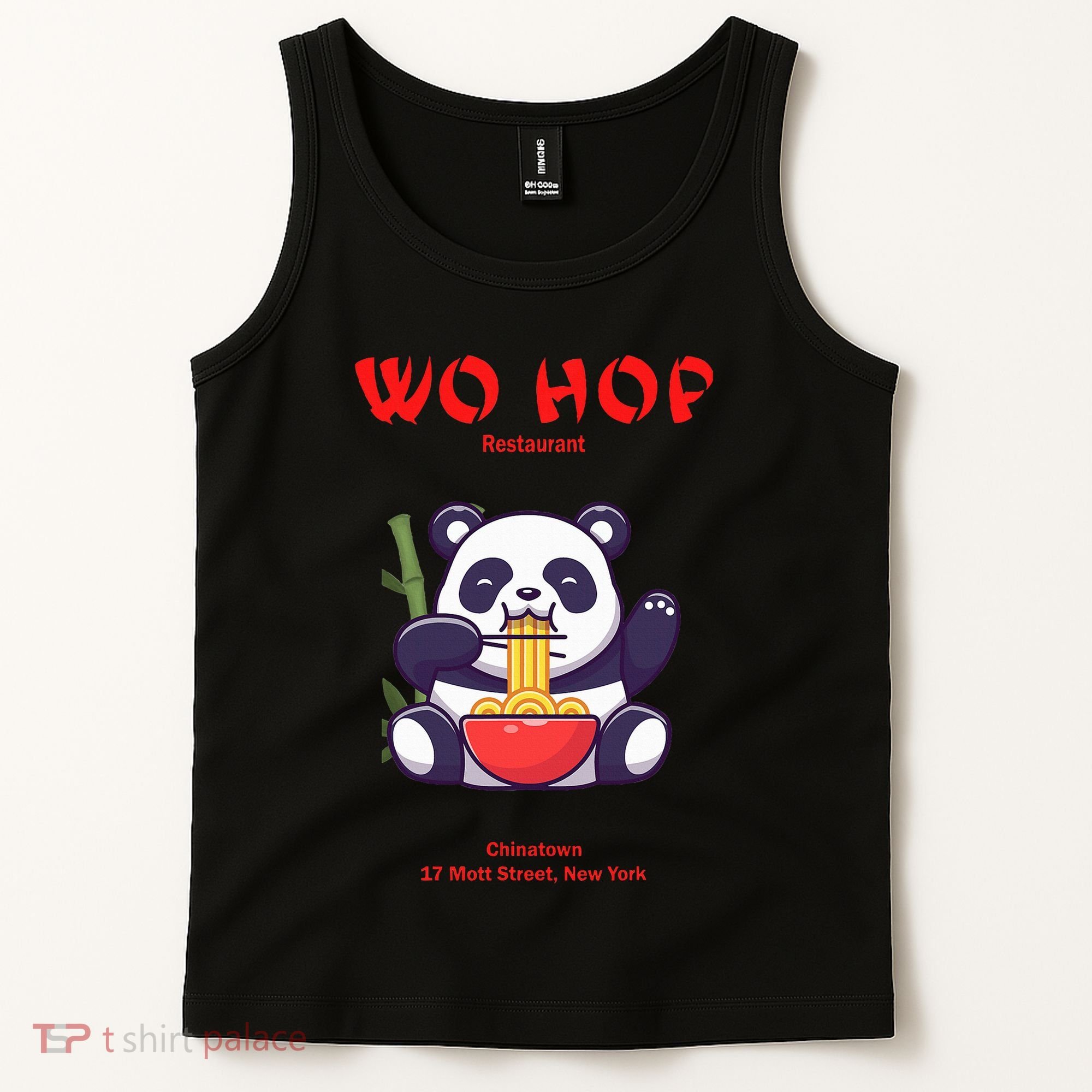Panda Wo Hop Restaurant Best Bear Tank Top