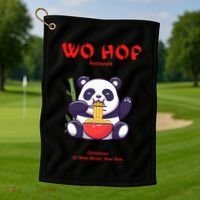 Panda Wo Hop Restaurant Best Bear Golf Towel thumb 1
