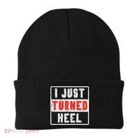 Pro Wrestling I Just Turned Heel Wrestler Women Beanie thumb 0