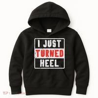 Pro Wrestling I Just Turned Heel Wrestler Women Kids Hoodie thumb 0