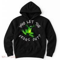 Passover Who Let The Frogs Out Funny Jewish Matzah Hoodie thumb 0