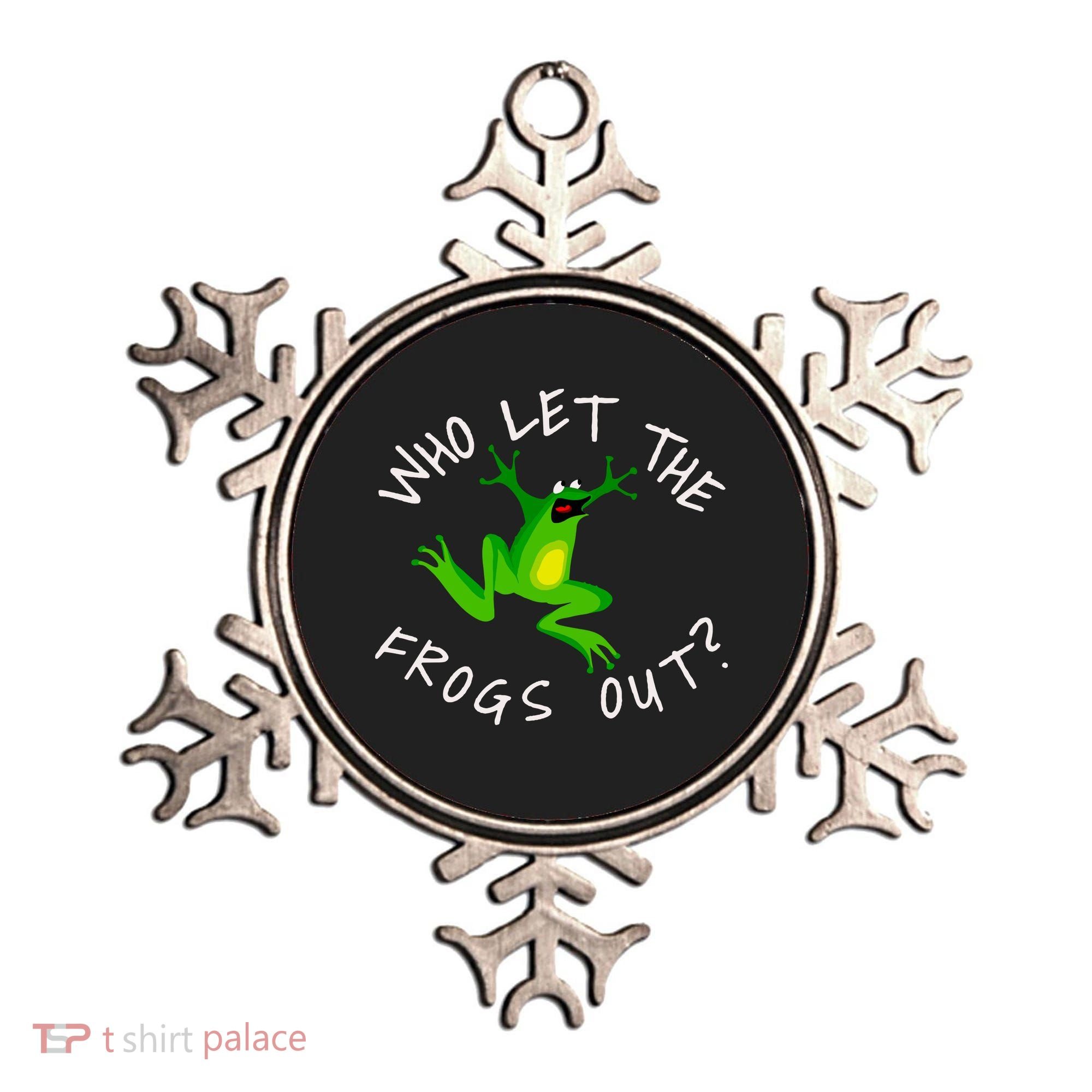 Passover Who Let The Frogs Out Funny Jewish Matzah Ornament