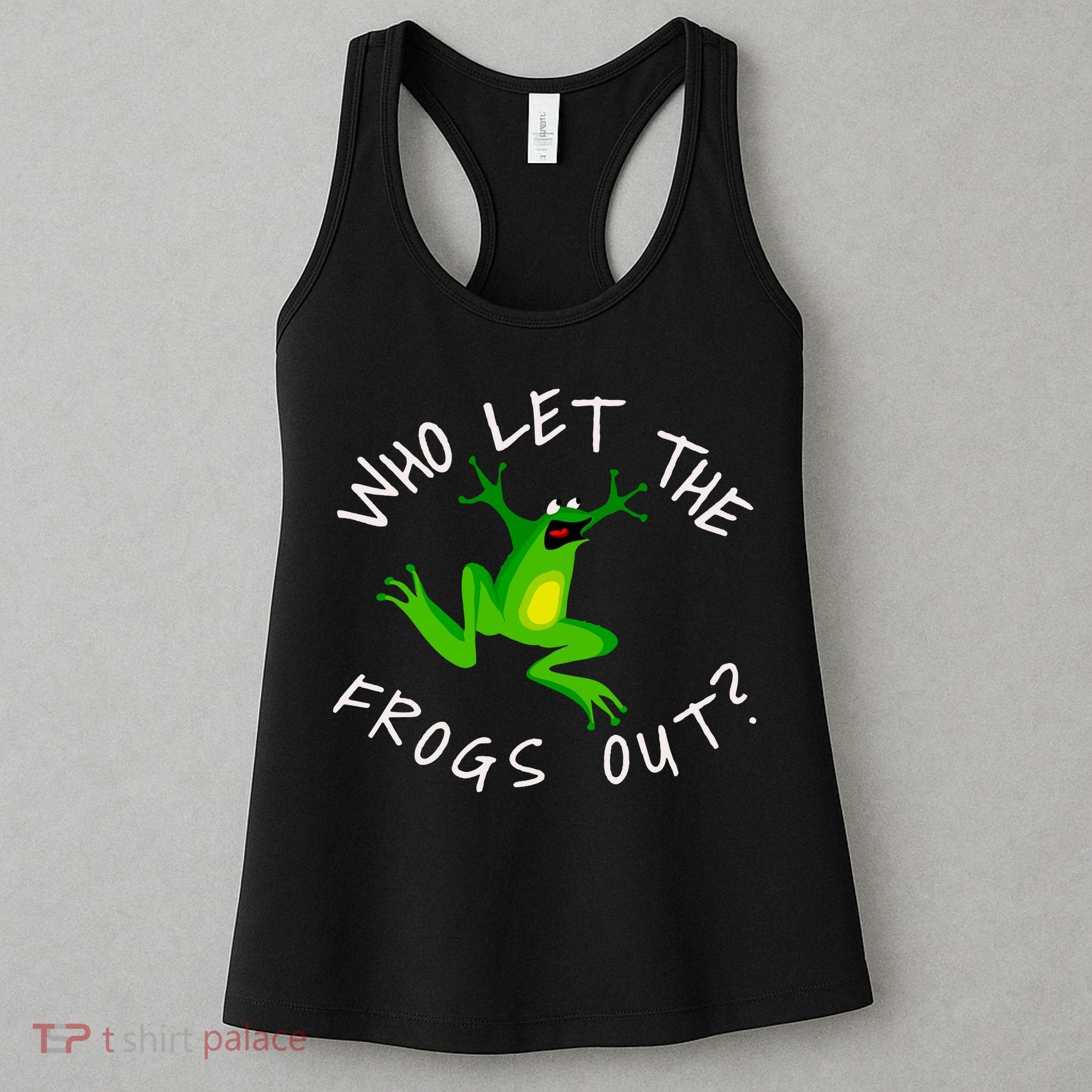 Passover Who Let The Frogs Out Funny Jewish Matzah Women's Tank Top
