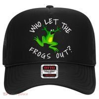 Passover Who Let The Frogs Out Funny Jewish Matzah Hat thumb 0