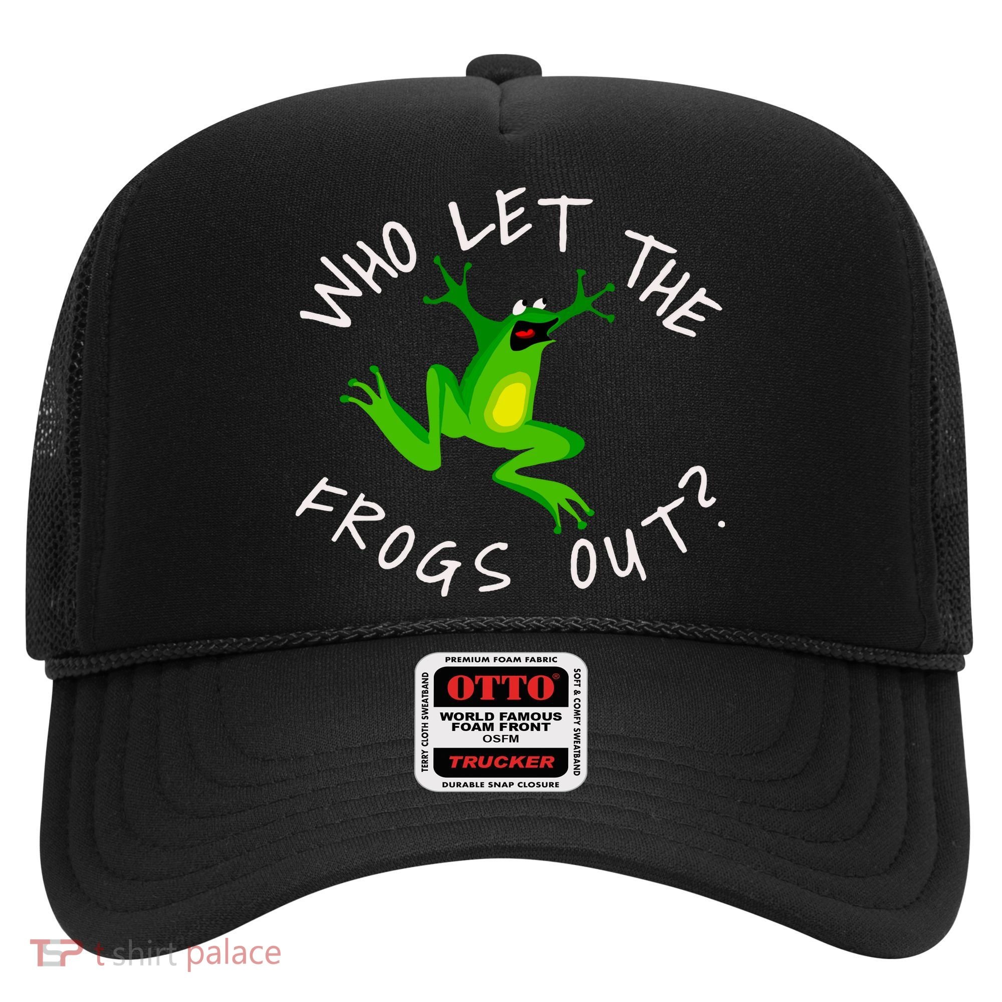 Passover Who Let The Frogs Out Funny Jewish Matzah Hat