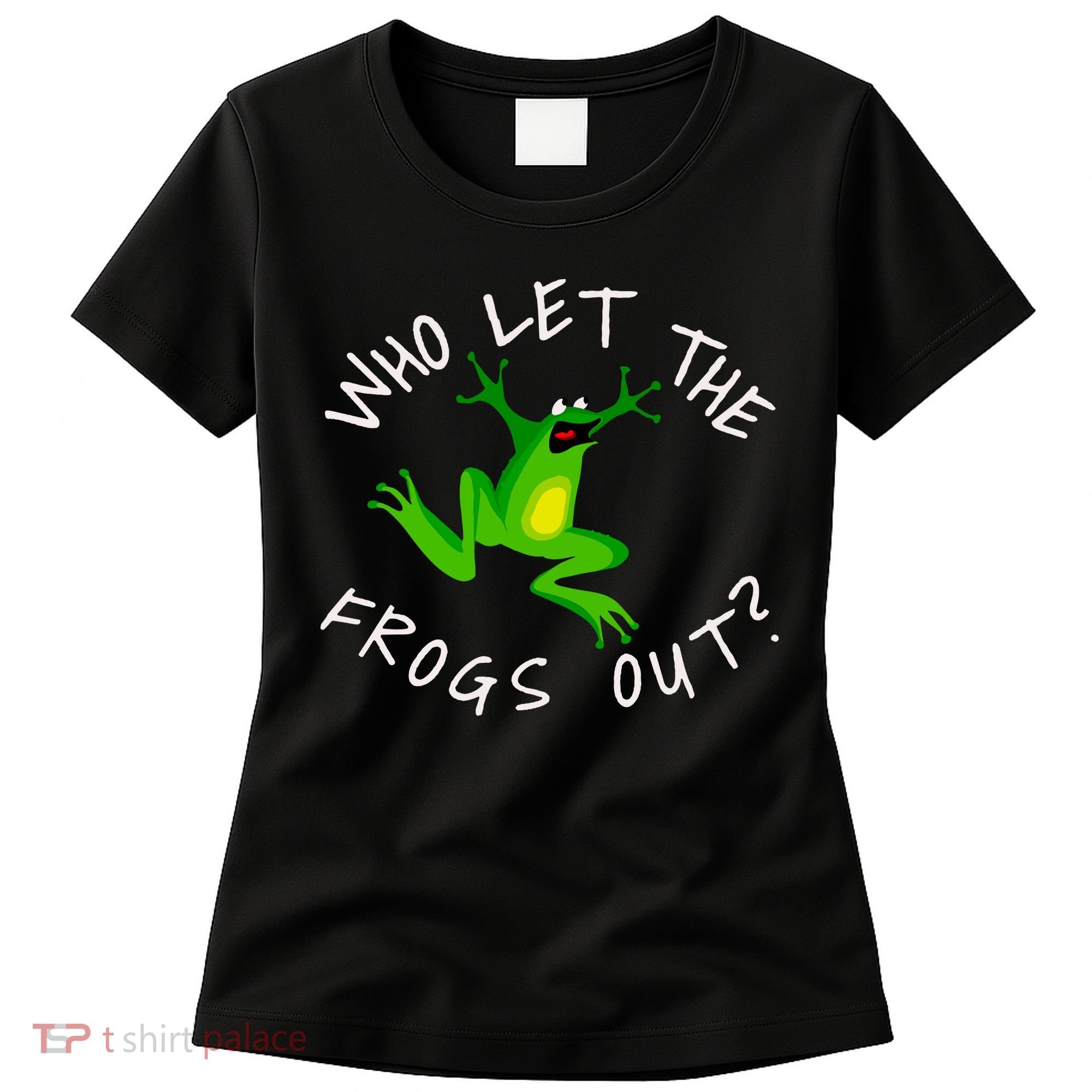 Passover Who Let The Frogs Out Funny Jewish Matzah Women's T-Shirt
