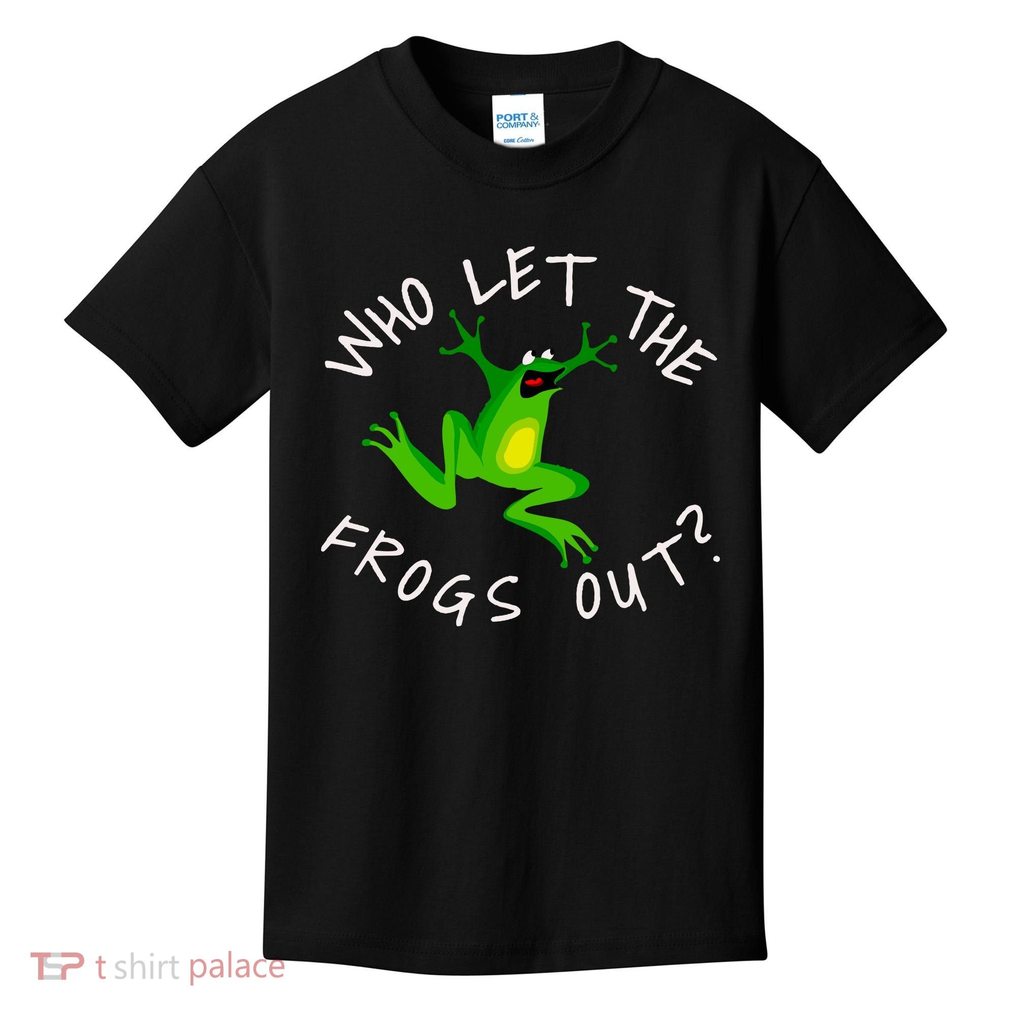 Passover Who Let The Frogs Out Funny Jewish Matzah Kids T-Shirt