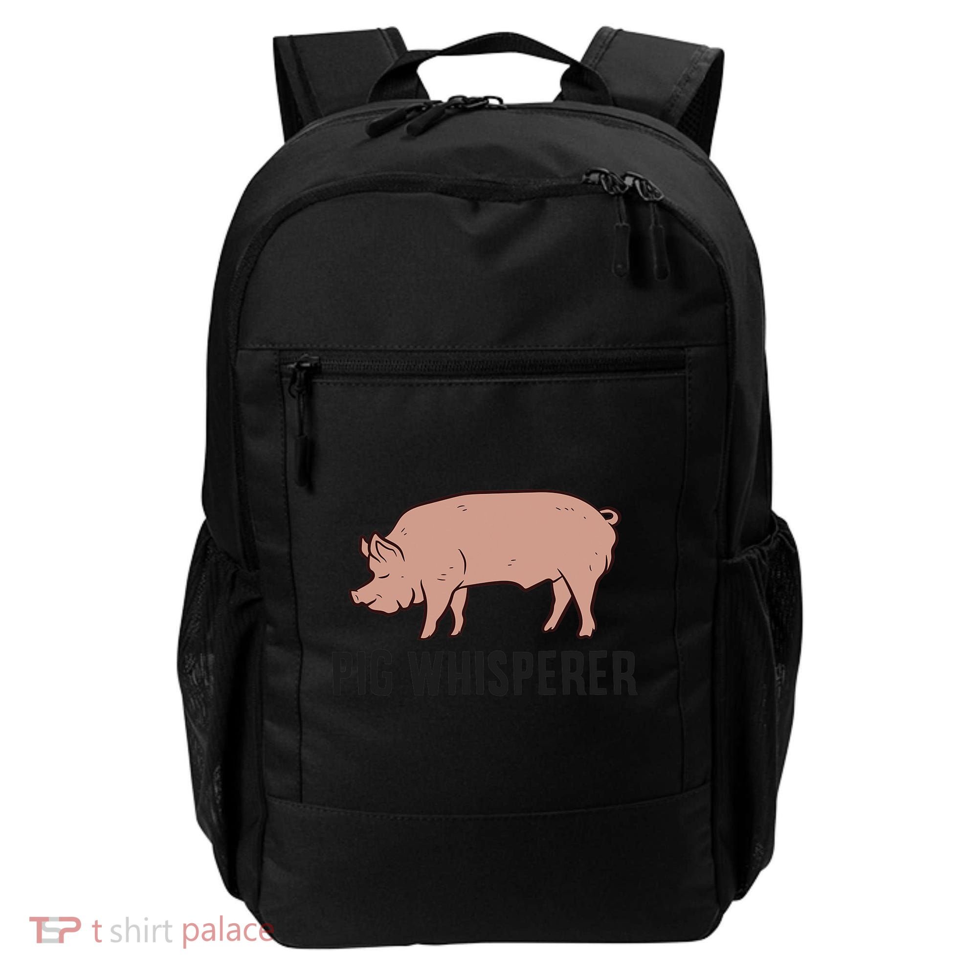 Pig Whisperer Love Pigs Pig Farmer Pig Whisperer Backpack