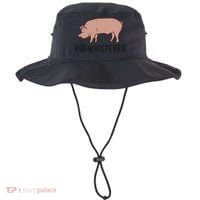 Pig Whisperer Love Pigs Pig Farmer Pig Whisperer Bucket Hat thumb 0