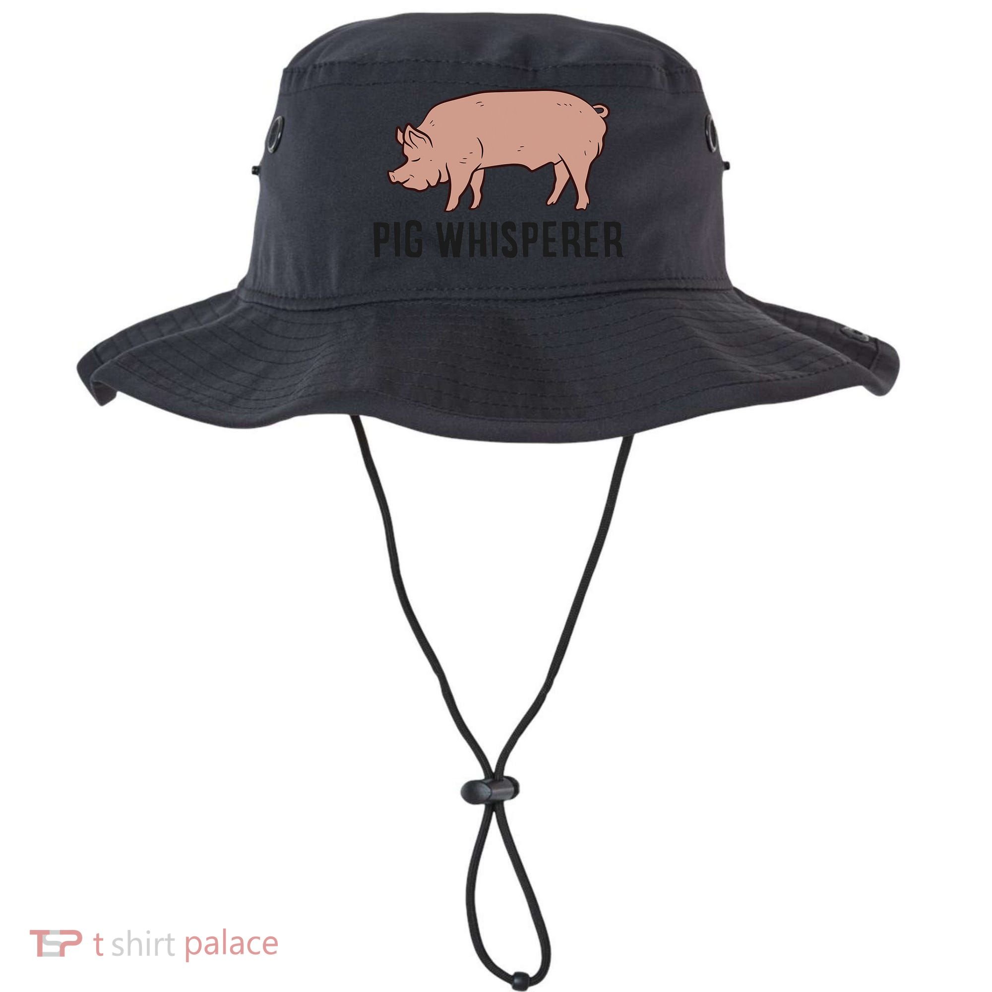Pig Whisperer Love Pigs Pig Farmer Pig Whisperer Bucket Hat