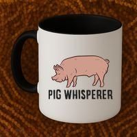 Pig Whisperer Love Pigs Pig Farmer Pig Whisperer Coffee Mug thumb 2