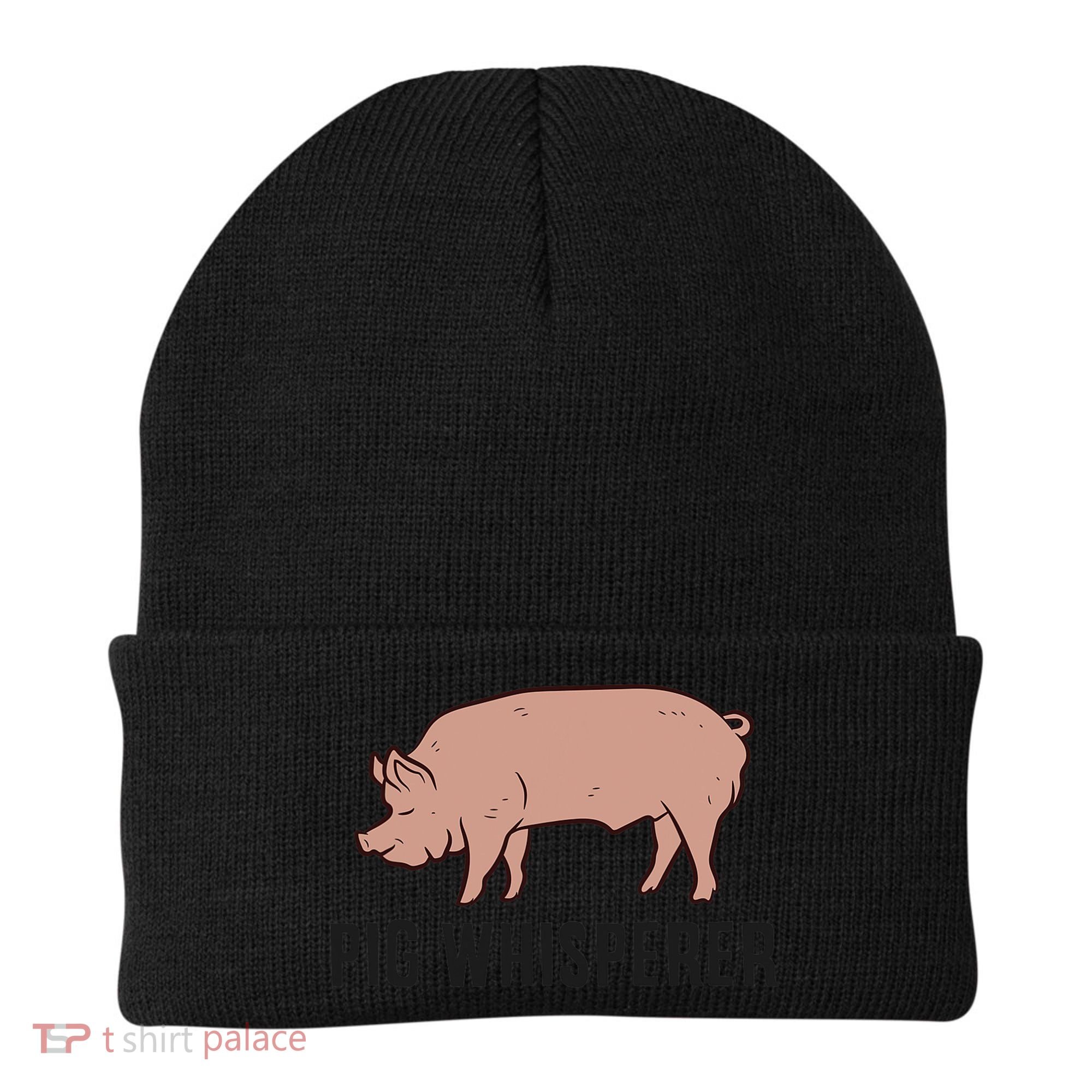 Pig Whisperer Love Pigs Pig Farmer Pig Whisperer Beanie