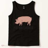 Pig Whisperer Love Pigs Pig Farmer Pig Whisperer Tank Top thumb 2
