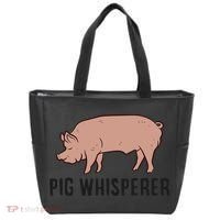 Pig Whisperer Love Pigs Pig Farmer Pig Whisperer Tote Bag thumb 0