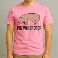 Pig Whisperer Love Pigs Pig Farmer Pig Whisperer T-Shirt thumb 3