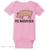 Pig Whisperer Love Pigs Pig Farmer Pig Whisperer Baby Bodysuit thumb 0