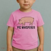 Pig Whisperer Love Pigs Pig Farmer Pig Whisperer Toddler T-Shirt thumb 2