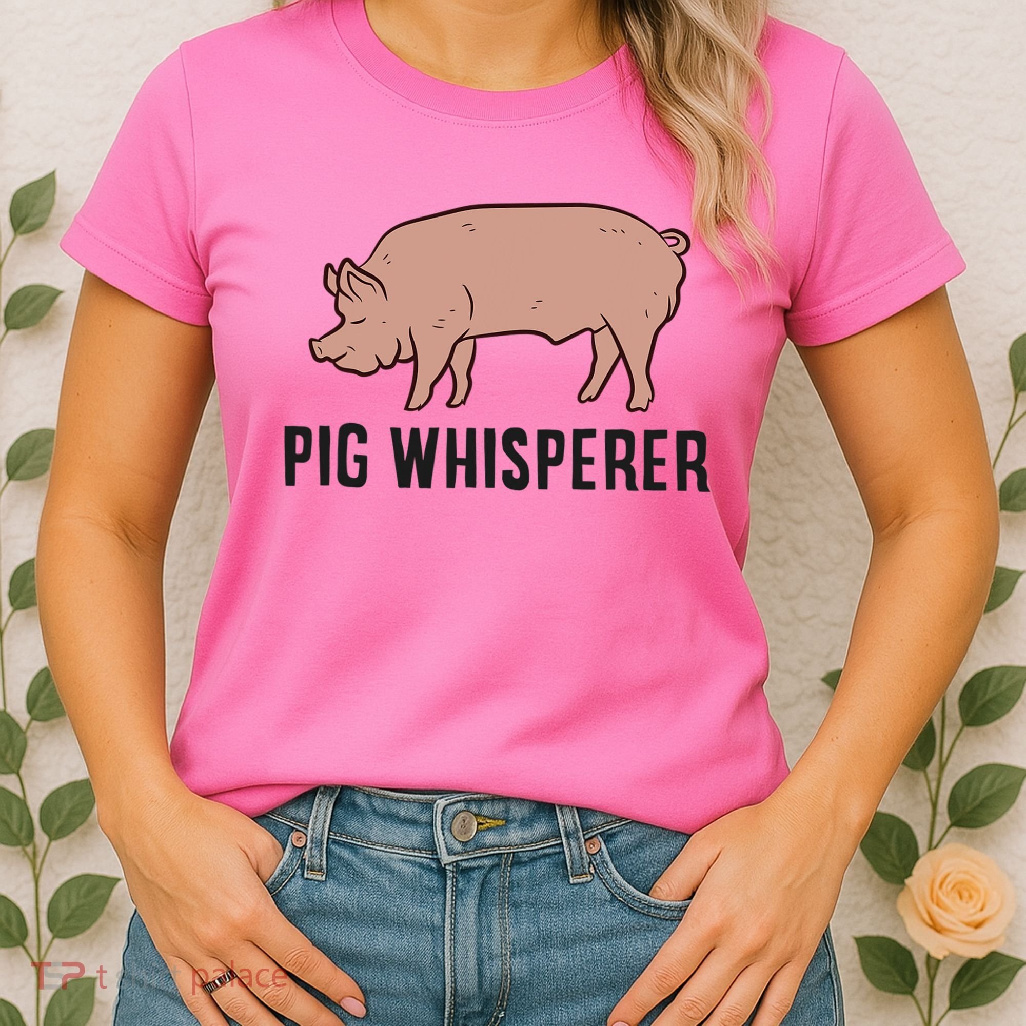 Pig Whisperer Love Pigs Pig Farmer Pig Whisperer Women's T-Shirt